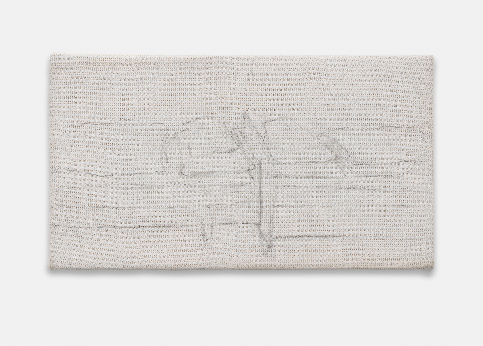 Beaux MendesUntitled, 2023charcoal on medical gauze14.5 x 26.5 | 5 2/3 x 10 1/2 in